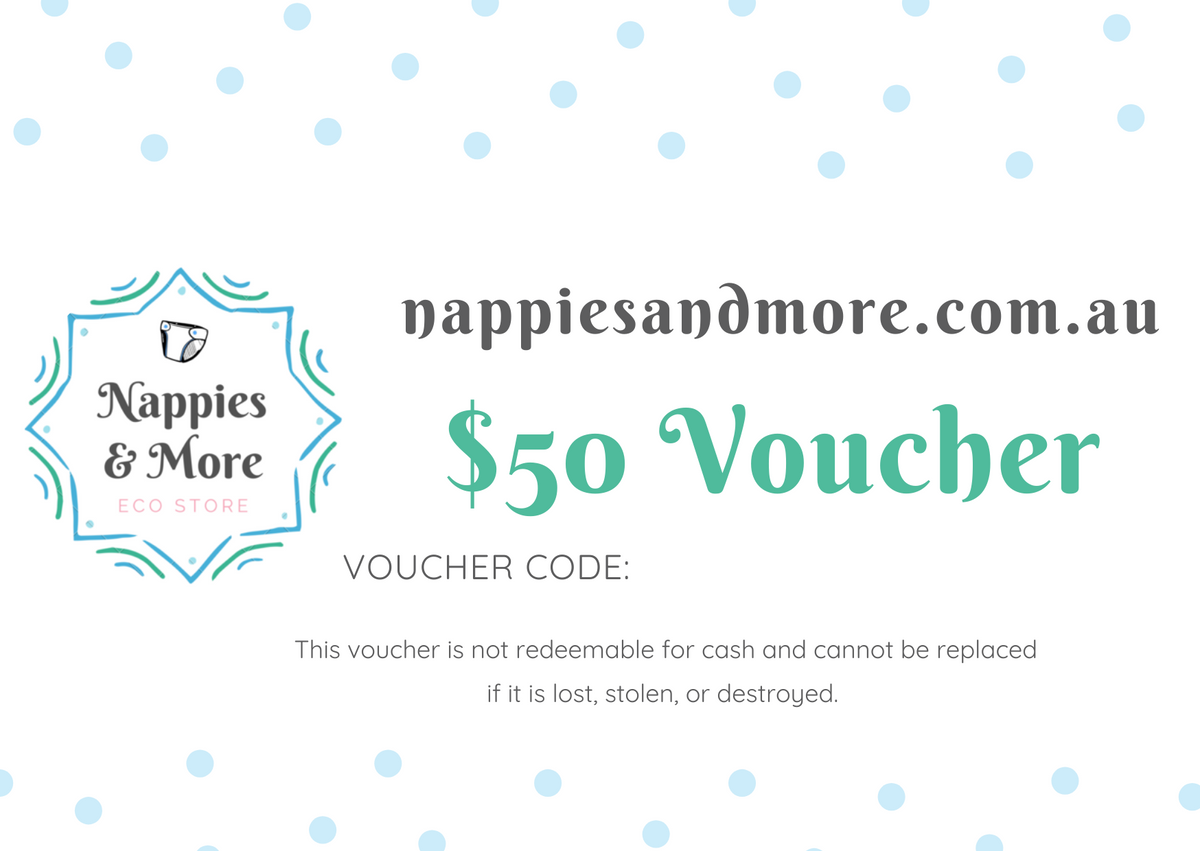 Nappies & More Gift Card Nappies and More Store by THE NAPPY GURU