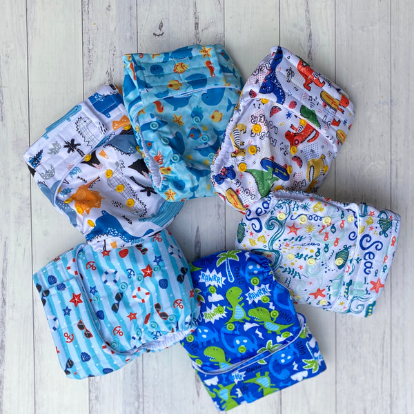 Full Time Pack - 12 Pack Velcro with 24 bamboo inserts